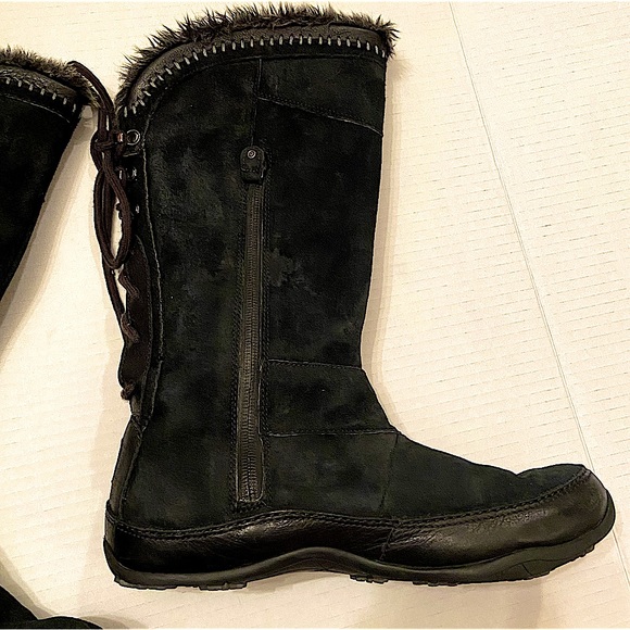 The North Face Women’s Janey Black Preowned Waterproof Winter Boots Size 7.5 - Picture 3 of 8